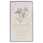 Waterverf Iris Vrijgezellenfeest Bedankt Klein Cadeauzakje (Achterkant)