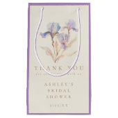 Waterverf Iris Vrijgezellenfeest Bedankt Klein Cadeauzakje (Voorkant)