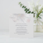 Waterverf Iris Wedding Square Kaart (Staand voorkant)