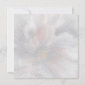 Waterverf Iris Wedding Square Kaart (Achterkant)