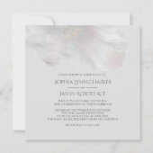 Waterverf Iris Wedding Square Kaart (Voorkant)