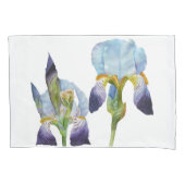 Waterverf Irises Kussensloop (Voorkant)