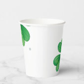 Waterverf Irish Leaf St Patrick's Day Baby shower Papieren Bekers (Rechts)