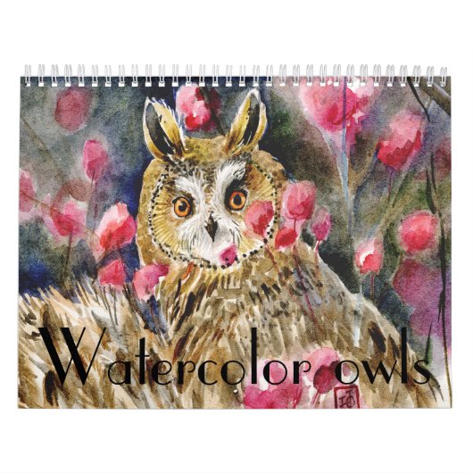 Waterverf is bezig met het sluiten van schilderije kalender (Hoes)