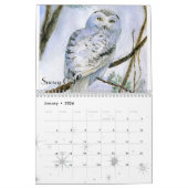 Waterverf is bezig met het sluiten van schilderije kalender (Jan 2026)