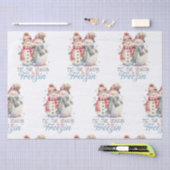 Waterverf is het seizoen om te bevriezen tissuepapier (Craft)