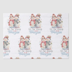 Waterverf is het seizoen om te bevriezen tissuepapier