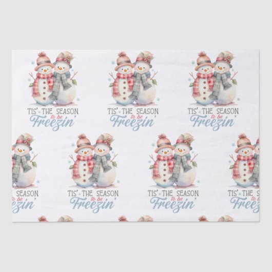 Waterverf is het seizoen om te bevriezen tissuepapier (Voorkant)