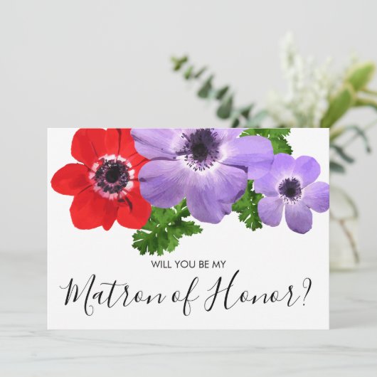 Waterverf is mijn matroos van de eervolle bridesma kaart (Staand voorkant)