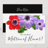 Waterverf is mijn matroos van de eervolle bridesma kaart (Voorkant / Achterkant)