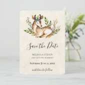 Waterverf is uitgeschakeld Save The Date (Staand voorkant)