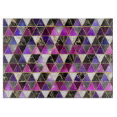 Waterverf Isometrisch met Goud en marmer Galaxy Snijplank (Voorkant)