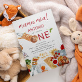 Waterverf Italiaan 1e verjaardag Kaart