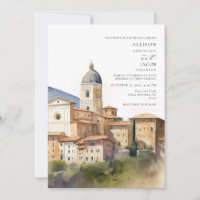 Waterverf Italiaans bestemmingshuwelijk