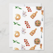 Waterverf Italiaans Buon Natale Kerstfeest Kaart (Achterkant)