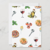 Waterverf Italiaans Dat is Amore Vrijgezellenfeest Kaart (Achterkant)