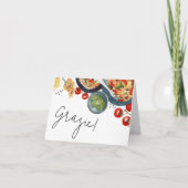 Waterverf Italiaans eten Dat is Amore! Bedankkaart (Voorkant)