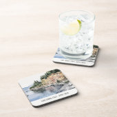 Waterverf Italiaans reizen bij het meer van Como N Bier Onderzetter (Rechterzijde)