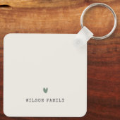 Waterverf Italiaans reizen bij het meer van Como N Sleutelhanger (Achterkant)