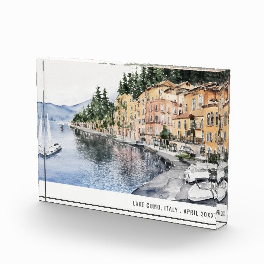 Waterverf Italiaans reizen Fotoblokken (Rechts)