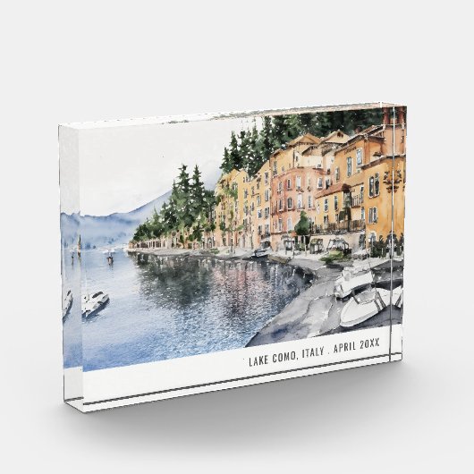 Waterverf Italiaans reizen Fotoblokken (Links)