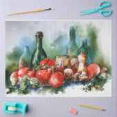 Waterverf Italiaanse ontkoppeling van de cuisine Tissuepapier (Craft)