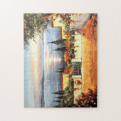 Waterverf Italië schilderachtig zomer Legpuzzel (Verticaal)