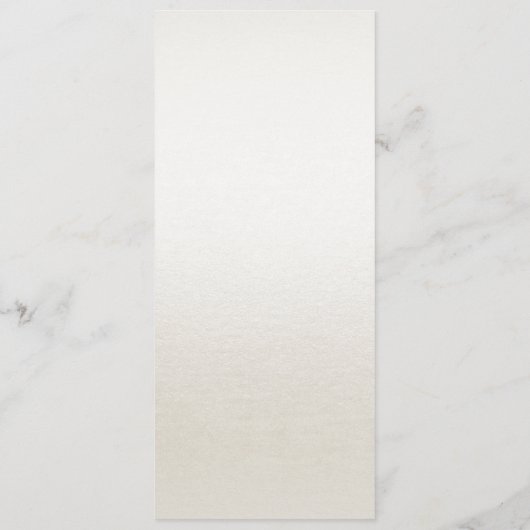 Waterverf Ivoor Blauw Bloemen Bruiloft Menu (Achterkant)