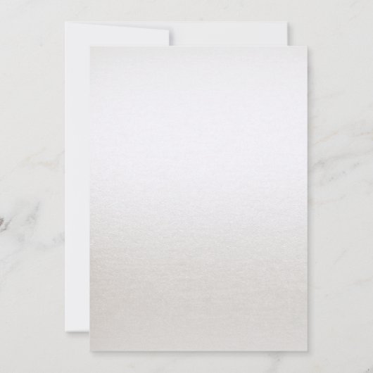 Waterverf Ivoor Blauw Bloemen Bruiloft Uitnodiging (Achterkant)