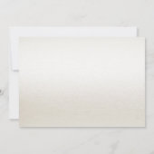 Waterverf Ivoorblauw Bloemen Bewaar de datum Save The Date (Achterkant)