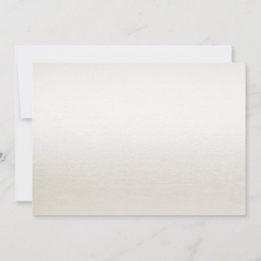 Waterverf Ivoorblauw Bloemen Bewaar de datum Save The Date (Achterkant)