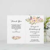 Waterverf Ivory Bouquet Anemones (Staand voorkant)