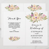 Waterverf Ivory Bouquet Anemones (Voorkant / Achterkant)