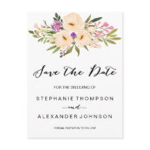 Waterverf Ivory Bouquet Anemones