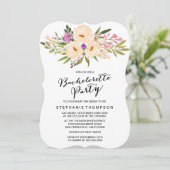 Waterverf Ivory Bouquet Anemones Kaart (Staand voorkant)