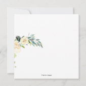 Waterverf Ivory Flowers Blue Gum Eucalyptus Kaart (Achterkant)