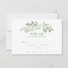 Waterverf Ivory Roos Floral Wedding