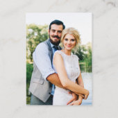 Waterverf Ivy Ferns Sage Foto Weddenschap QR RSVP Informatiekaartje (Achterkant)