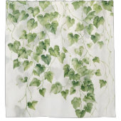 Waterverf Ivy League Elegance Douchegordijn (Voorkant)