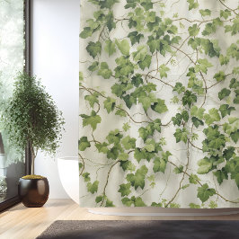 Waterverf Ivy League Elegance Douchegordijn