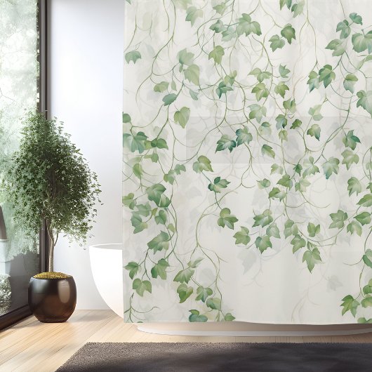 Waterverf Ivy League Elegance Douchegordijn