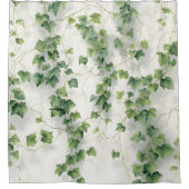 Waterverf Ivy League Elegance Douchegordijn (Voorkant)