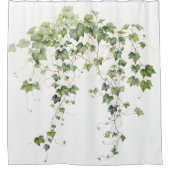 Waterverf Ivy League Elegance Douchegordijn (Voorkant)