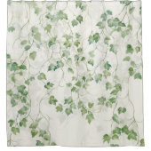 Waterverf Ivy League Elegance Douchegordijn (Voorkant)