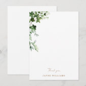 Waterverf Ivy Vrijgezellenfeest Bedankt Uitnodigin Kaart (Voorkant / Achterkant)
