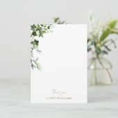 Waterverf Ivy Vrijgezellenfeest Bedankt Uitnodigin Kaart (Staand voorkant)