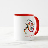 Waterverf Jaar van de Draak Mok (Voorkant rechts)