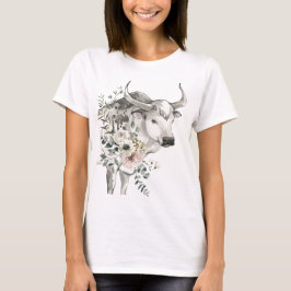 Waterverf Jaar van de Os | Chinees nieuwjaar T-shirt