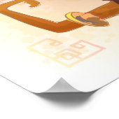 Waterverf Jaar van de Rat, Scholar Poster (Hoek)