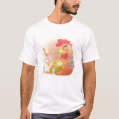Waterverf Jaar van de Rooster, Samurai T-shirt (Voorkant)